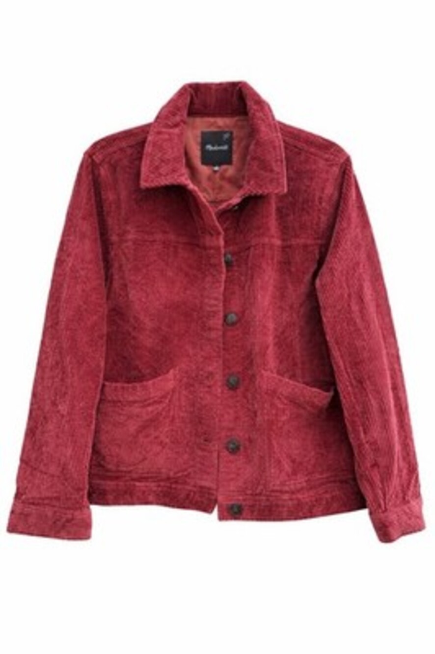 Madewell Corduroy Swing Chore Coat Large Women's Sold out Rust